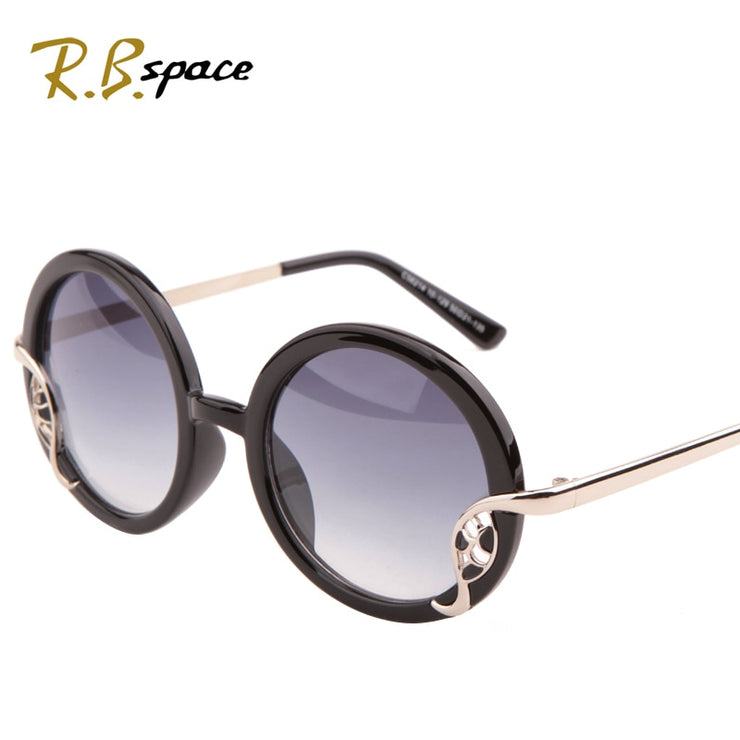 Fashion star style round box sun glasses women's vintage fashion sunglasses anti-uv sunglasses