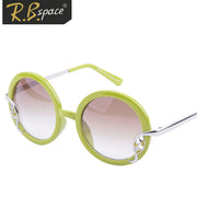 Fashion star style round box sun glasses women's vintage fashion sunglasses anti-uv sunglasses