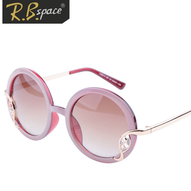 Fashion star style round box sun glasses women's vintage fashion sunglasses anti-uv sunglasses