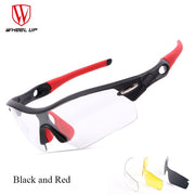 Photochromic Cycling Sunglasses 3 Lenses Sand-proof Polarized Ciclismo Bicycle Goggles Women Men Riding Bike Glasses