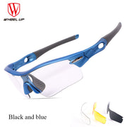 Photochromic Cycling Sunglasses 3 Lenses Sand-proof Polarized Ciclismo Bicycle Goggles Women Men Riding Bike Glasses