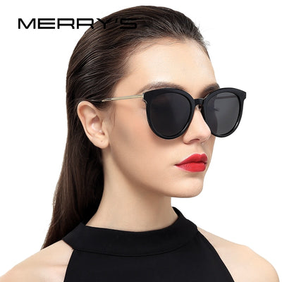 MERRY'S Women Brand Designer Cat Eye Polarized Sunglasses 100% UV Protection S'6152