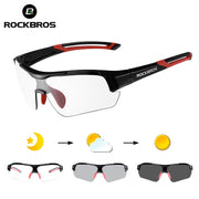 ROCKBROS Hiking Photochromic Airsoft Glasses Outdoor Sports Mount Climbing Sunglasses Goggles Men Bicycle Eyewear Myopia Frame