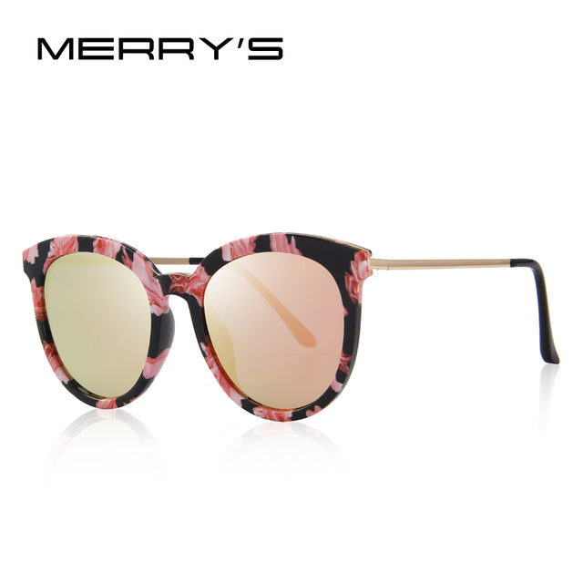 MERRY'S Women Brand Designer Cat Eye Polarized Sunglasses 100% UV Protection S'6152