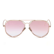 Women Sunglasses Classic Twin-Beams Mirror Sunglasses