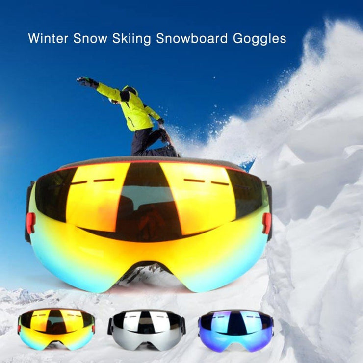 Comfortable Eyewear Winter Snow Skiiing Cycling Goggles Dustproof Anti Fog Sunglasses Windproof UV400 Protect Glasses